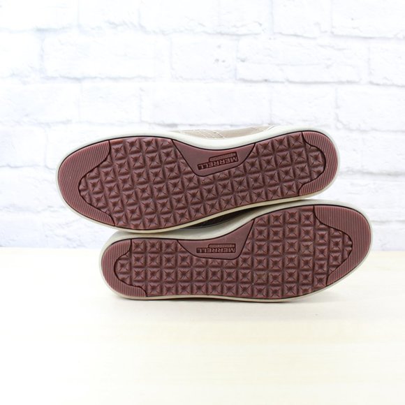 Merrell Primer Laceless Vent Boulder Brown Canvas Suede Sneaker US 10.5 - Picture 10 of 10